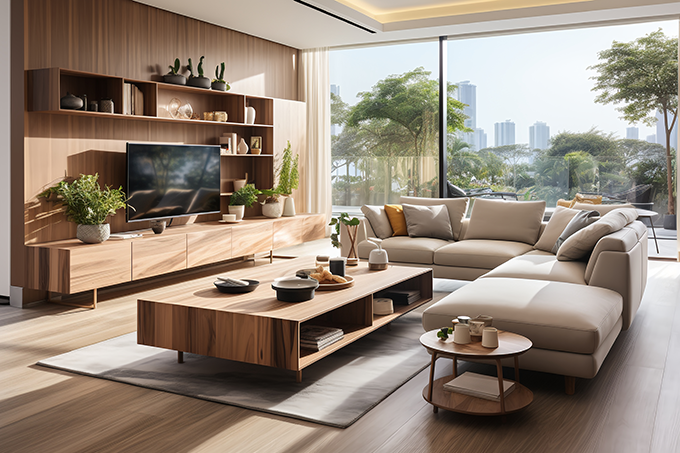 Laminate wood flooring