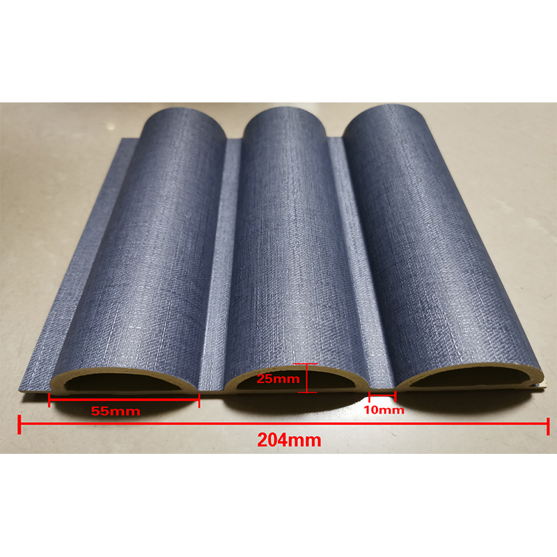 Indoor WPC Wall Panel – PVC Arc Wall Panel -204x30mm